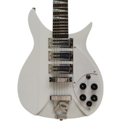 Custom Nova 325C64 White John Lennon 21 Inch Scale Length Guitar