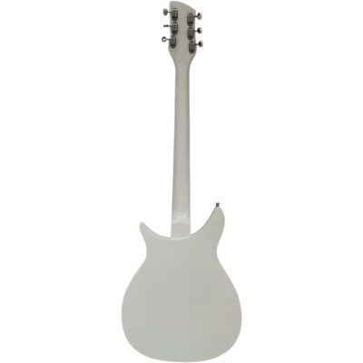 Custom Nova 325C64 White John Lennon 21 Inch Scale Length Guitar - Image 6