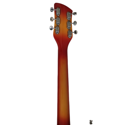 Custom Nova Cherry Fireglo 325 Fhole Electric Guitar - Image 6