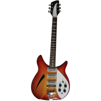 Custom Nova Fireglo 330 3 Pickups 6 String Electric Guitar