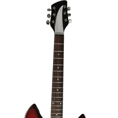 Custom Nova Fireglo 330 3 Pickups 6 String Electric Guitar - Image 3