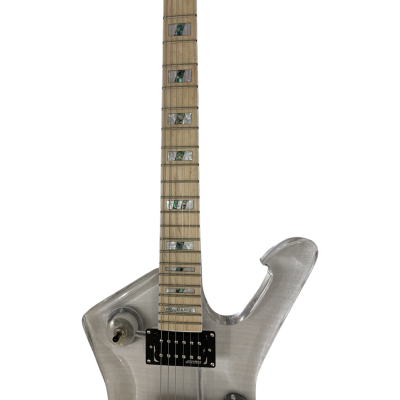 Custom Axis Plexiglass Acrylic Lucite Iceman LED Light Electric Guitar - Image 7