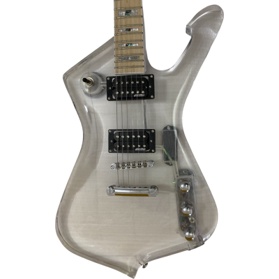 Custom Axis Plexiglass Acrylic Lucite Iceman LED Light Electric Guitar
