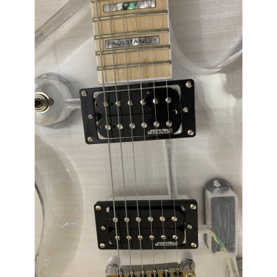 Custom Axis Plexiglass Acrylic Lucite Iceman LED Light Electric Guitar - Image 5
