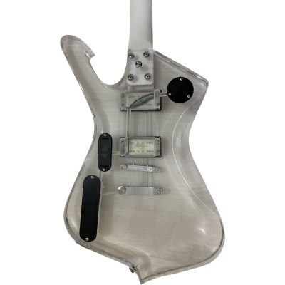 Custom Axis Plexiglass Acrylic Lucite Iceman LED Light Electric Guitar - Image 3