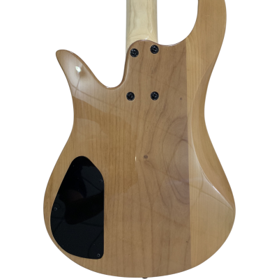 Custom Solis Victor Yin Yang Deluxe 4 String Bass Dual Tone Wood Maple Fretboard - Image 3
