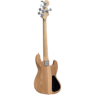 Custom Regent Natural Marcus Miller 5 String Jazz Bass Ebony Finger Ramp - Image 2