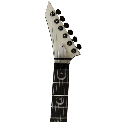 Custom Obsidian Kirk Hammett Ouija White Good Bye Guitar Natural Maple Finish Back Neck - Image 7