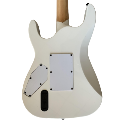 Custom Obsidian Kirk Hammett Ouija White Good Bye Guitar Natural Maple Finish Back Neck - Image 2