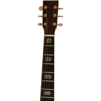 Custom Vertex D45 Natural Dreadnought Solid Spruce Top Acoustic Electric Guitar Fishman Pickups - Image 6