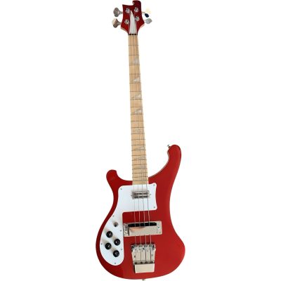 Custom Nova 4003 Burgundy Red Front Natural Back And Sides 4 String Bass - Image 7