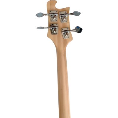 Custom Nova 4003 Burgundy Red Front Natural Back And Sides 4 String Bass - Image 2