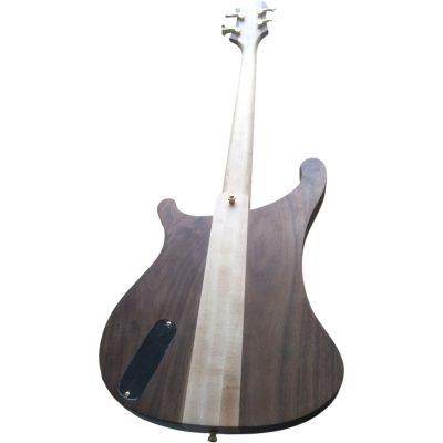 Custom Nova Thunder Inlay Lemmy Kilmister 4004 Natural Hand Carved Oak Leaf 4 String Bass - Image 7