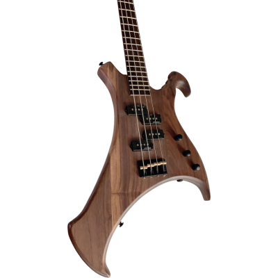 Custom Pulse Buzzard Walnut Body Finish John Entwistle 4 String Bass