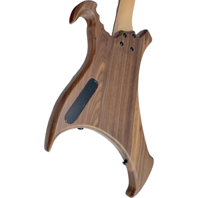 Custom Pulse Buzzard Walnut Body Finish John Entwistle 4 String Bass - Image 4