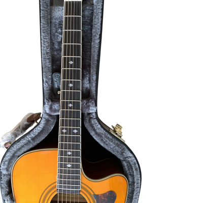 Custom Crown Masterbilt DR500MCE Natural Dreadnought Acoustic Electric Guitar - Image 8