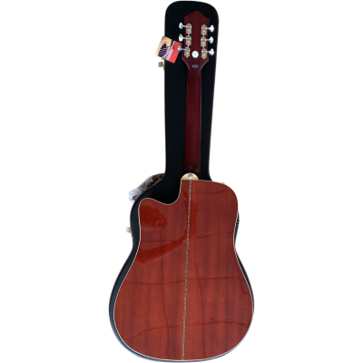 Custom Crown Masterbilt DR500MCE Natural Dreadnought Acoustic Electric Guitar - Image 6