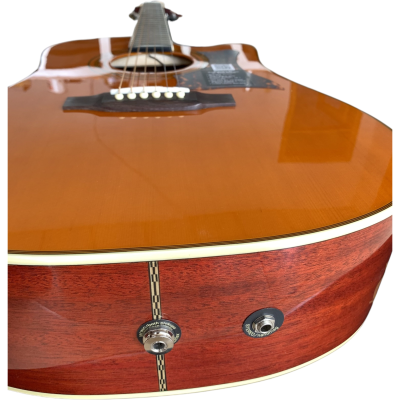 Custom Crown Masterbilt DR500MCE Natural Dreadnought Acoustic Electric Guitar - Image 2