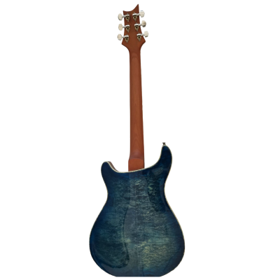 Custom Monarch SE Hollowbody II Piezo Peacock Blue Burst Bella Voce Electric Guitar - Image 7