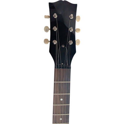 Custom Crown P90 Billie Joe Armstrong Junior Double Cutaway TV Yellow Guitar Adeline Skull Crossbones Graphic - Image 5