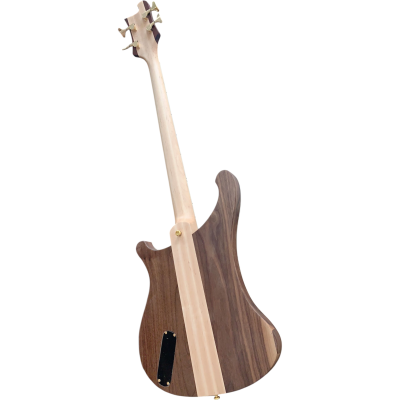 Custom Nova Lemmy Kilmister 4004 Natural Hand Carved Oak Leaf 4 String Bass - Image 6