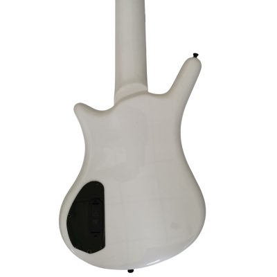 Custom Pulse Corvette Prince Symbol White 5 String Bass - Image 7