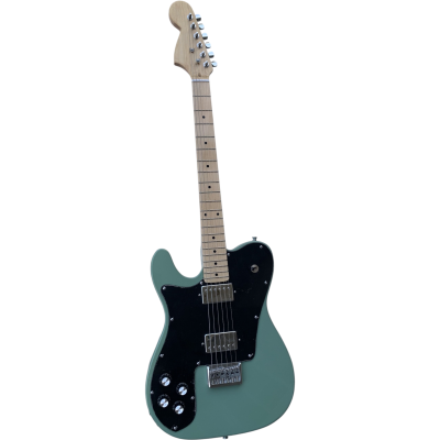 Custom Regent Chris Surf Green Deluxe Electric Guitar Maple Fretboard - Image 10