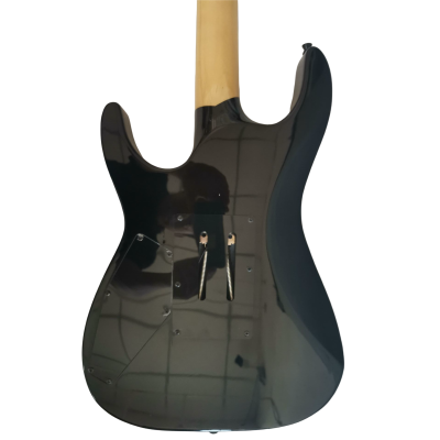 Custom Obsidian Kirk Hammett Jeff M-II Horizon See Thru Black Finish Guitar - Image 8