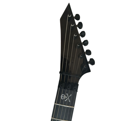 Custom Obsidian Kirk Hammett Jeff M-II Horizon See Thru Black Finish Guitar - Image 6