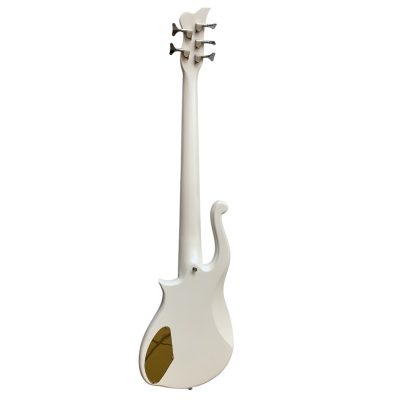 Custom Ember Prince Cloud White 5 String Bass ( Color Options ) Chrome Hardware - Image 7