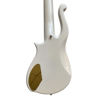 Custom Ember Prince Cloud White 5 String Bass ( Color Options ) Chrome Hardware - Image 8