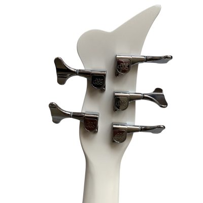 Custom Ember Prince Cloud White 5 String Bass ( Color Options ) Chrome Hardware - Image 6