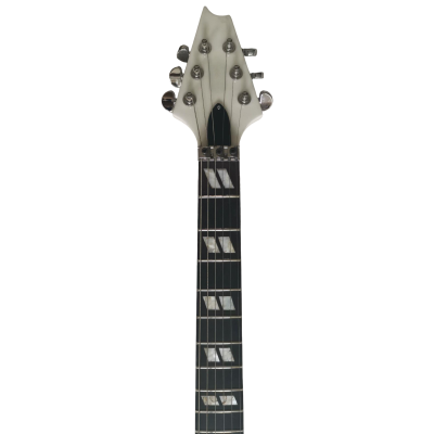 Custom Obsidian Crying Star 6 String Electric Guitar Pearl White Syu Floyd Rose Tremolo - Image 4
