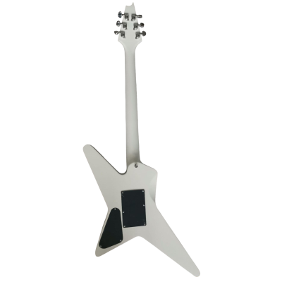 Custom Obsidian Crying Star 6 String Electric Guitar Pearl White Syu Floyd Rose Tremolo - Image 6