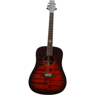 Custom Forge Jack Daniels Aged Barrel Dreadnought Acoustic Electric Guitar - Image 2