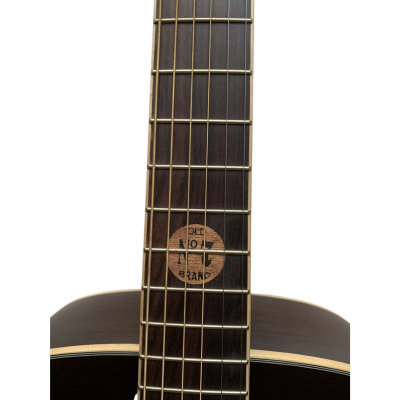 Custom Forge Jack Daniels Aged Barrel Dreadnought Solid Spruce Top Acoustic Electric Guitar - Image 4