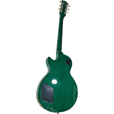 Custom Crown Green Flamed Maple Top Embossed Snakepit Slash Electric Guitar - Image 4