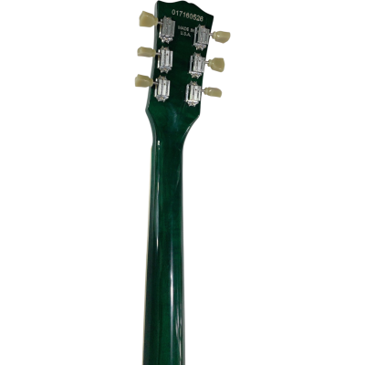 Custom Crown Green Flamed Maple Top Embossed Snakepit Slash Electric Guitar - Image 2