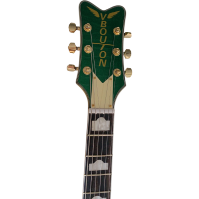 Custom Sovereign G6136I Bono Irish Falcon Goal Is Soul Green Fhole Electric Guitar - Image 7