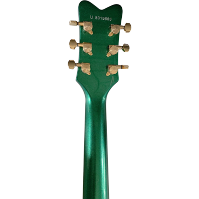Custom Sovereign G6136I Bono Irish Falcon Goal Is Soul Green Fhole Electric Guitar - Image 4