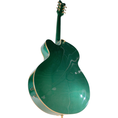 Custom Sovereign G6136I Bono Irish Falcon Goal Is Soul Green Fhole Electric Guitar - Image 3