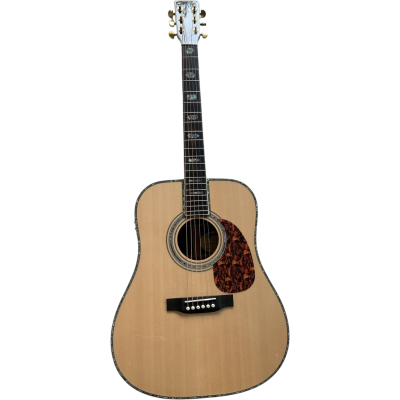 Custom Vertex D45 Natural Solid Spruce Top Acoustic Electric Guitar Fishman Pickups - Image 11