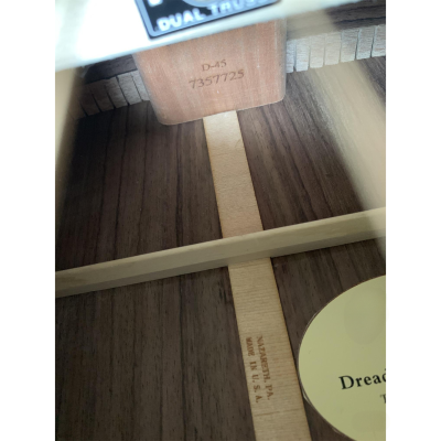 Custom Vertex D45 Natural Solid Spruce Top Acoustic Electric Guitar Fishman Pickups - Image 5