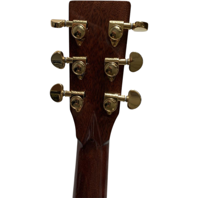 Custom Vertex D45 Natural Solid Spruce Top Acoustic Electric Guitar Fishman Pickups - Image 2