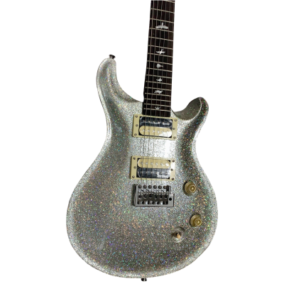 Custom Monarch Orianthi Silver Holo Sparkle Electric Guitar