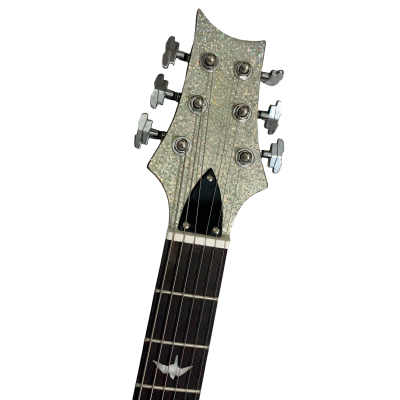 Custom Monarch Orianthi Silver Holo Sparkle Electric Guitar - Image 5