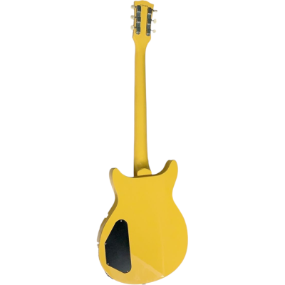 Custom Crown 2 P90 Pickups Billie Joe Armstrong Junior Double Cutaway TV Yellow Electric Guitar - Image 4