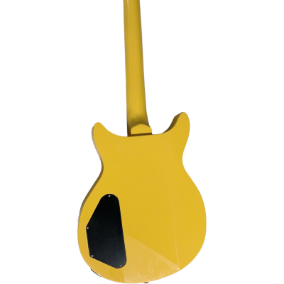 Custom Crown 2 P90 Pickups Billie Joe Armstrong Junior Double Cutaway TV Yellow Electric Guitar - Image 3