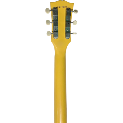 Custom Crown 2 P90 Pickups Billie Joe Armstrong Junior Double Cutaway TV Yellow Electric Guitar - Image 2