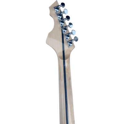 Custom Vesper Languedoc Region Fhole Natural Spalted Maple Bracing Inside Electric Guitar - Image 4